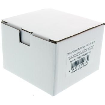 Preview: InLine® Cat.6A Anschlussdose, AP/UP 2x RJ45 Buchse, RAL9010, weiß, senkrecht