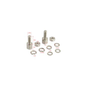 InLine® Schraubensatz (SUB-D Befestigungssatz), 10-teilig