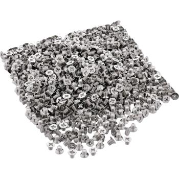Preview: InLine® Schraubenset, f. 2,5" HDD/SSD, 3mm, flacher Senkkopf, silber 1000er Pack