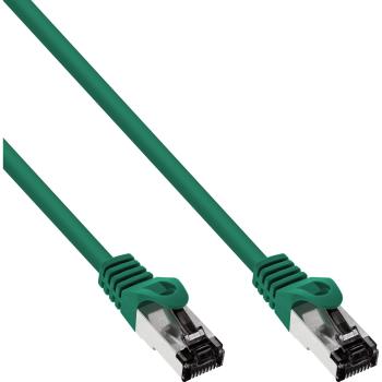 InLine® Patchkabel, S/FTP (PiMf), Cat.8.1, 2000MHz, halogenfrei, grün, 0,25m