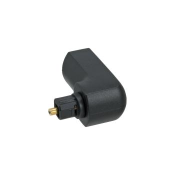 Preview: InLine® OPTO Audio Adapter, Toslink Buchse / Stecker, 90° gewinkelt