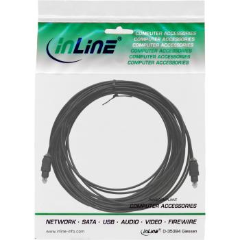 Preview: InLine® OPTO Audiokabel, Toslink Stecker / Stecker, 0,5m