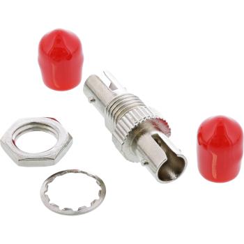 Preview: InLine® LWL Kupplung, Simplex ST/ST, Multimode, Keramik-Hülse