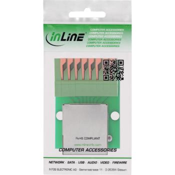 Preview: InLine® RJ45 Buchse an Push-In-Klemme, 8-polig, Cat.5e