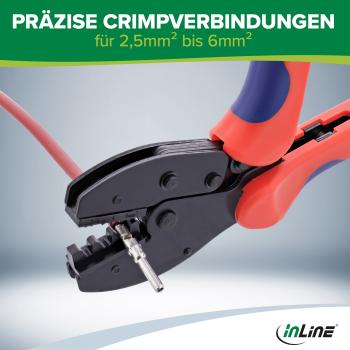 InLine® Crimpzange für Solar Photovoltaik (PV4, MC4) Steckverbinder