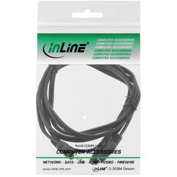Preview: InLine® Klinken Y-Kabel, 3,5mm Klinke ST an 2x 3,5mm Klinke BU, Stereo, 0,2m