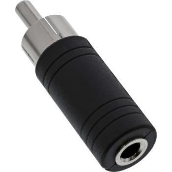 Preview: InLine® Audio Adapter, Cinch Stecker auf 3,5mm Klinke Buchse, Mono