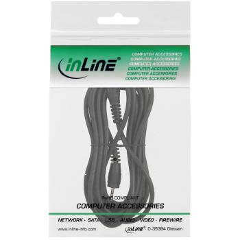 Preview: InLine® Klinke Kabel, 2,5mm Stecker / Stecker, Stereo, 0,5m