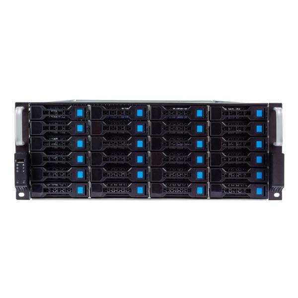 FANTEC SRC-4240X07-12G, 24x 4HE 19"-Storagegehäuse ohne Netzteil, 680mm tief