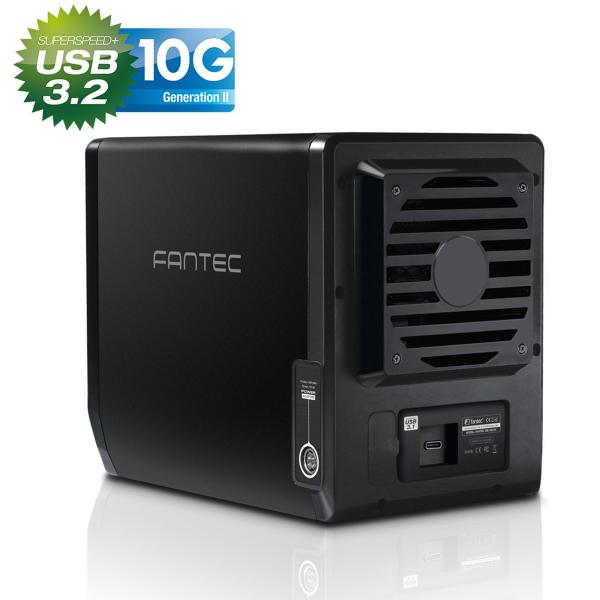 FANTEC QB-35U31 Storagegehäuse 4x3,5" SATA HDD/SSD, USB3.2, USB-C, 10G