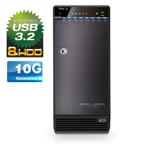 FANTEC QB-X8U31 8x 3.5" HDD Festplattengehäuse USB 3.2