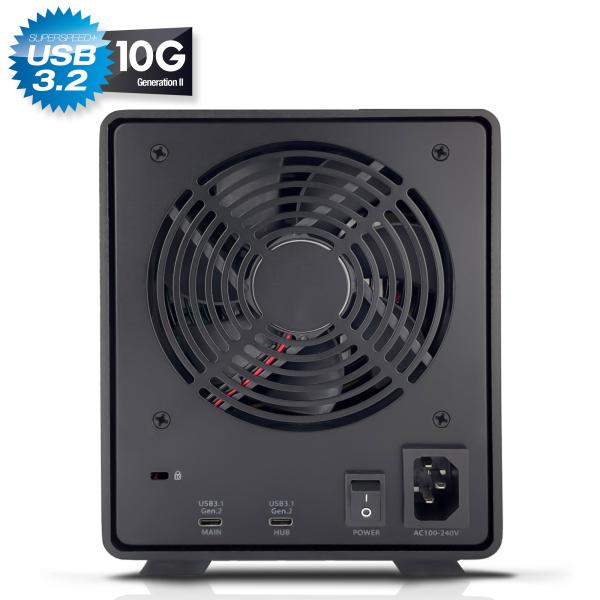 FANTEC MB-X5U31H Storagegehäuse 5x 3,5"/2,5" HDD/SSD USB 3.2
