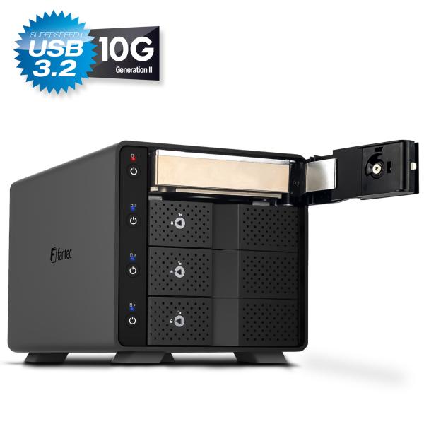 FANTEC MB-X4U31 Storagegehäuse 4x 3,5"/2,5" HDD/SSD USB 3.2