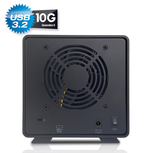 FANTEC MB-X4U31 Storagegehäuse 4x 3,5"/2,5" HDD/SSD USB 3.2
