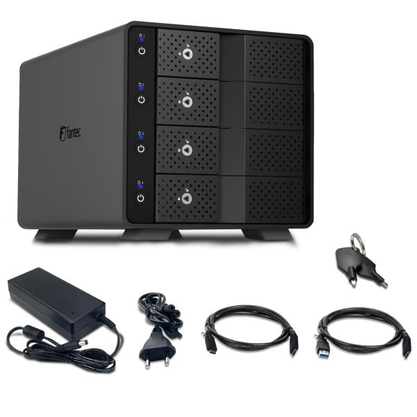 FANTEC MB-X4U31 Storagegehäuse 4x 3,5"/2,5" HDD/SSD USB 3.2