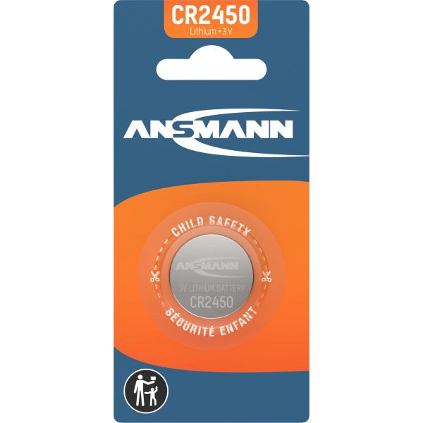 ANSMANN 5020112 Knopfzelle CR2450 3V Lithium