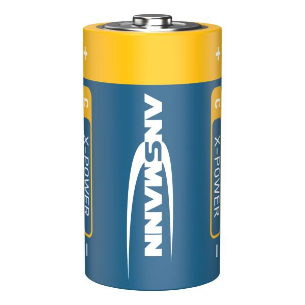 ANSMANN 5015623 Alkaline Batterie Baby C, X-Power, 7500mAh, 2er-Pack