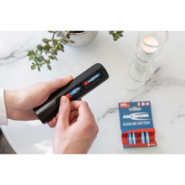 ANSMANN 5015553 RED Alkaline-Batterie, Micro (AAA), LR03, 4er Pack