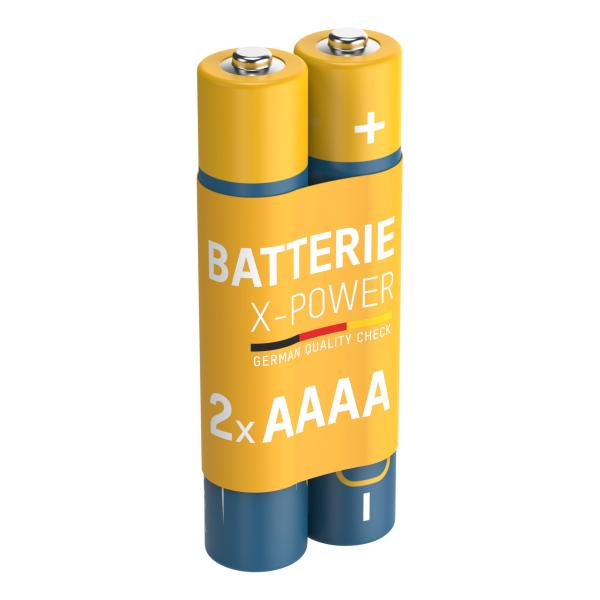 ANSMANN 1510-0005 Alkaline Batterie AAAA, X-Power, 2er-Pack