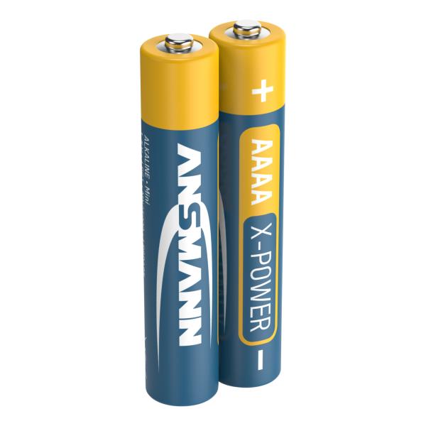 ANSMANN 1510-0005 Alkaline Batterie AAAA, X-Power, 2er-Pack