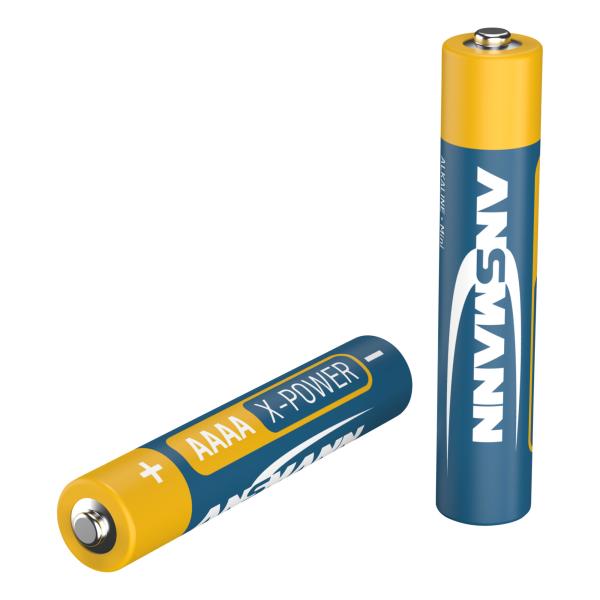 ANSMANN 1510-0005 Alkaline Batterie AAAA, X-Power, 2er-Pack