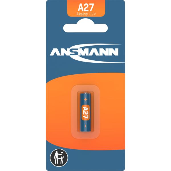ANSMANN 1516-0001 Alkaline Batterie A27, 12V