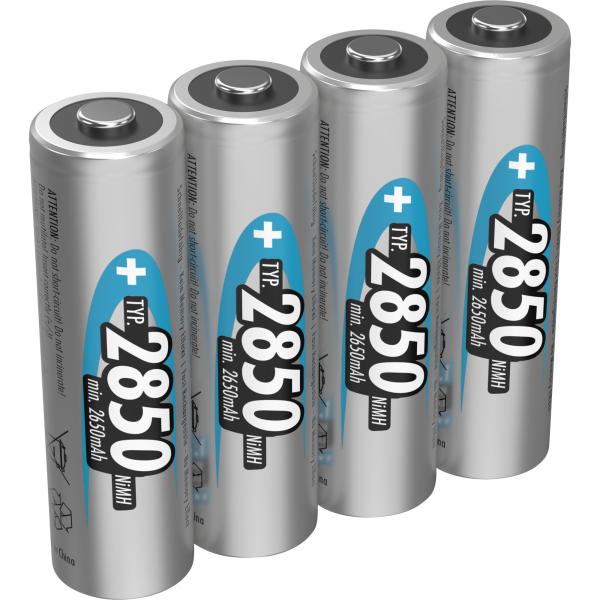 ANSMANN 5035212 NiMH-Akku Mignon AA, 2850mAh, 4er-Pack