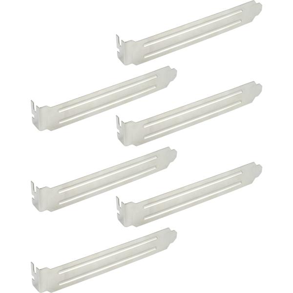 InLine® PCI Slotblech Blindblende, 6er Pack