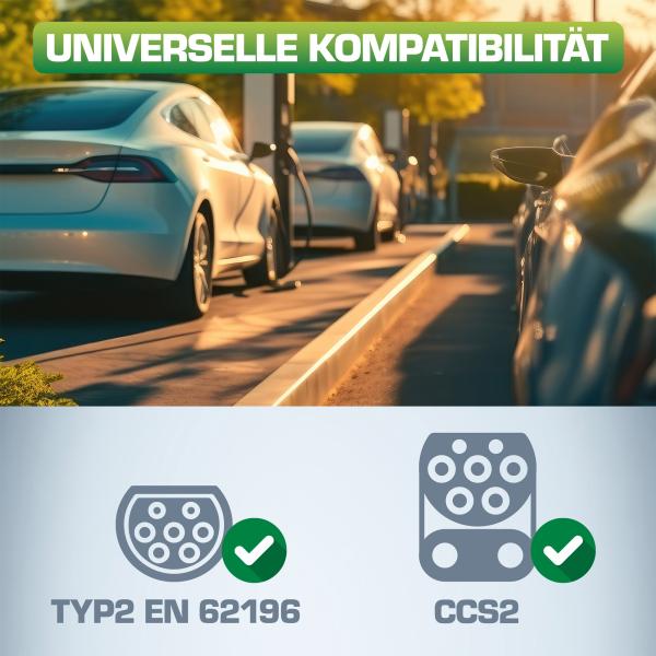 InLine® EV Autoladekabel 22kW Typ2, 3-phasig, 7,5m