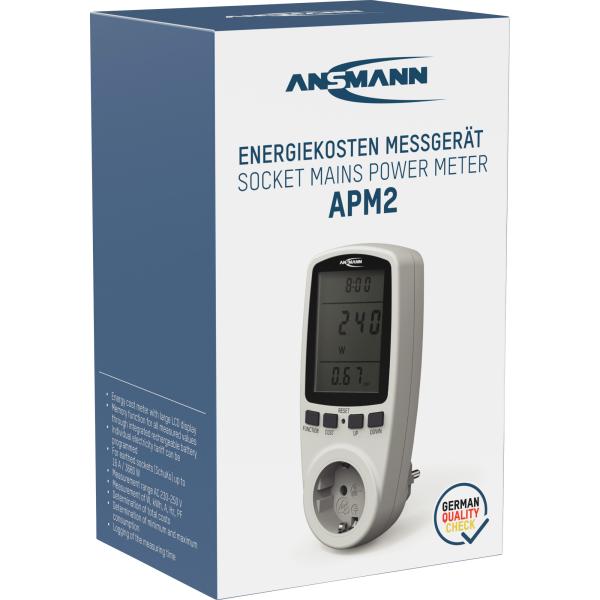 ANSMANN 1260-0007 Energiekosten-Messgerät APM2