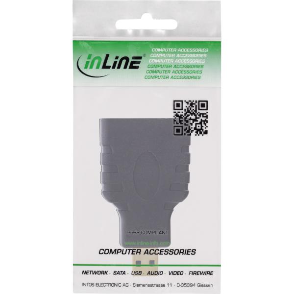 InLine® HDMI Adapter, HDMI A Buchse auf Micro HDMI D Stecker, 4K/60Hz