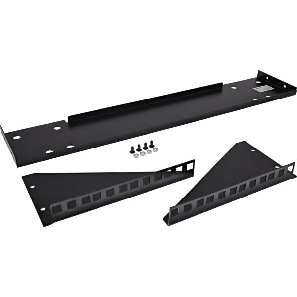 InLine® 19" Rack zur Untertisch-Montage, 4HE, schwarz