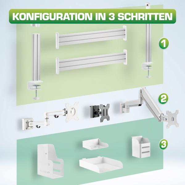 InLine® Slatwall Dokumentenordner, weiß