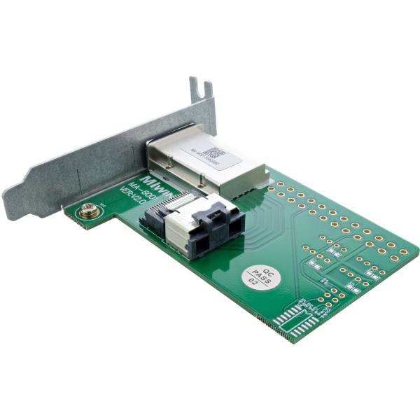 InLine® SAS low profile Slotblech, ext. SFF-8088 auf int. SFF-8087