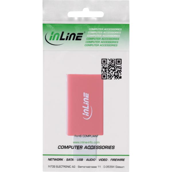 InLine® USB-Datenblocker, Adapter USB-A Stecker an USB-A Buchse, 5 V, 1,5 A