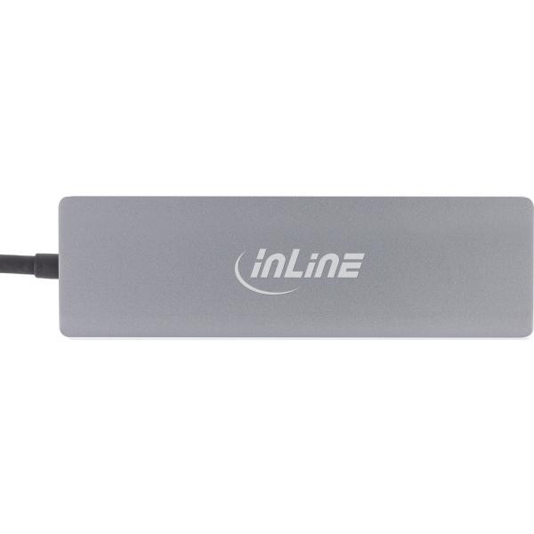 InLine® USB 3.2 USB-C Multi Hub (3x USB-A + USB-C), Cardreader, HDMI, OTG