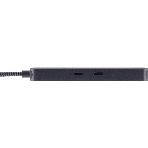 InLine® USB 3.2 Gen.2 Hub, 3x USB-C, 2x USB-A, HDMI 4K, PD 100 W, Display, grau