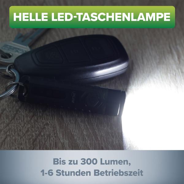 InLine® KeyFinder, smarter Schlüsselanhänger mit LED-Licht, 300mAh, IP65