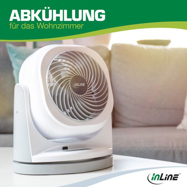 InLine® SmartHome Ventilator rotierend, weiß