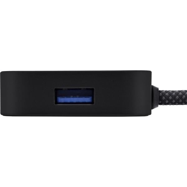 InLine® USB Fingerabdruckscanner mit Hub, Windows Hello kompatibel 1,5m schwarz