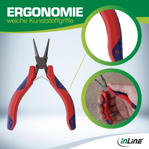 InLine® Elektronik-Zangen, Set, 8-teilig