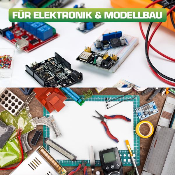InLine® Elektronik-Zangen, Set, 8-teilig