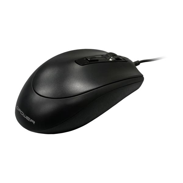 LC-Power LC-M721B, optische USB-Maus, einstellbarer DPI, schwarz
