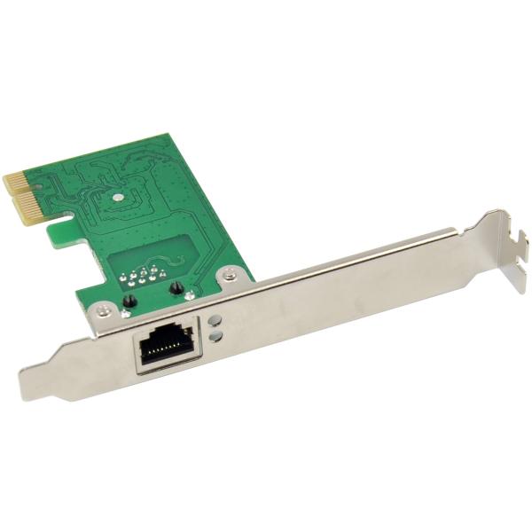 InLine® Gigabit Netzwerkkarte, 1x RJ45 1Gb/s, PCIe x1, inkl. Low-Profile