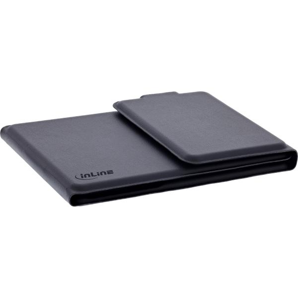 InLine® Faltbare Bluetooth Tastatur mit Touchpad, schwarz