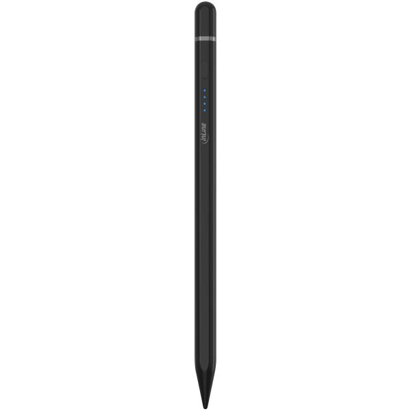 InLine® Stylus, Tabletstift für Apple iPads, mit Akku, USB-C, schwarz