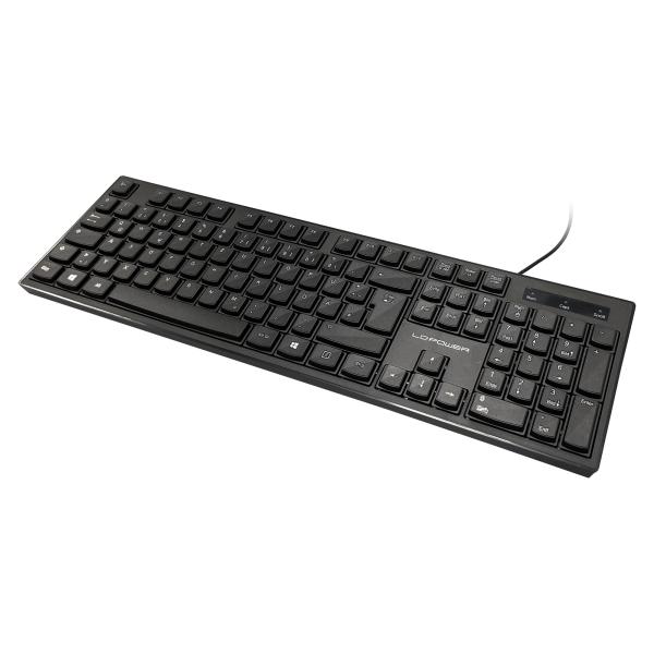 LC-Power LC-KEY-903DE Office-Tastatur, USB, schwarz