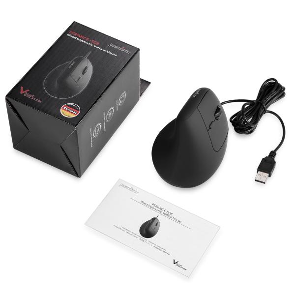 Perixx PERIMICE-508 II, programmierbare ergonomische USB Maus