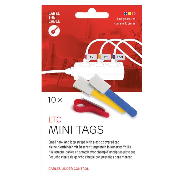 Label-The-Cable Mini, LTC 2530, 10er Set mix