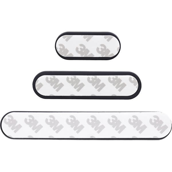 InLine® Kabelmanager-Set, 3-, 5-, 7-fach, selbstklebend, schwarz